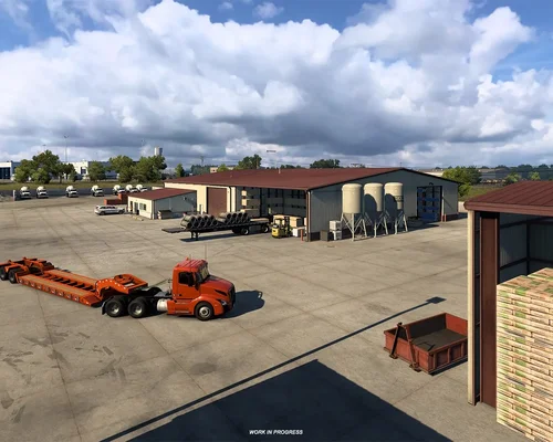 Свежие скриншоты из будущего DLC Небраска для American Truck Simulator - Промышленность