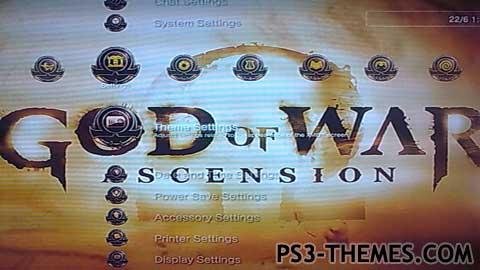 God of War: Ascension theme for PS3.