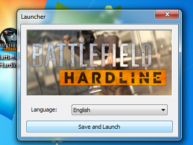 Battlefield Hardline Launcher