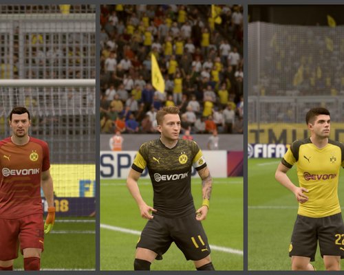 FIFA 18 "Borussia Dortmund GK,HOME and AWAY kits + minikits"