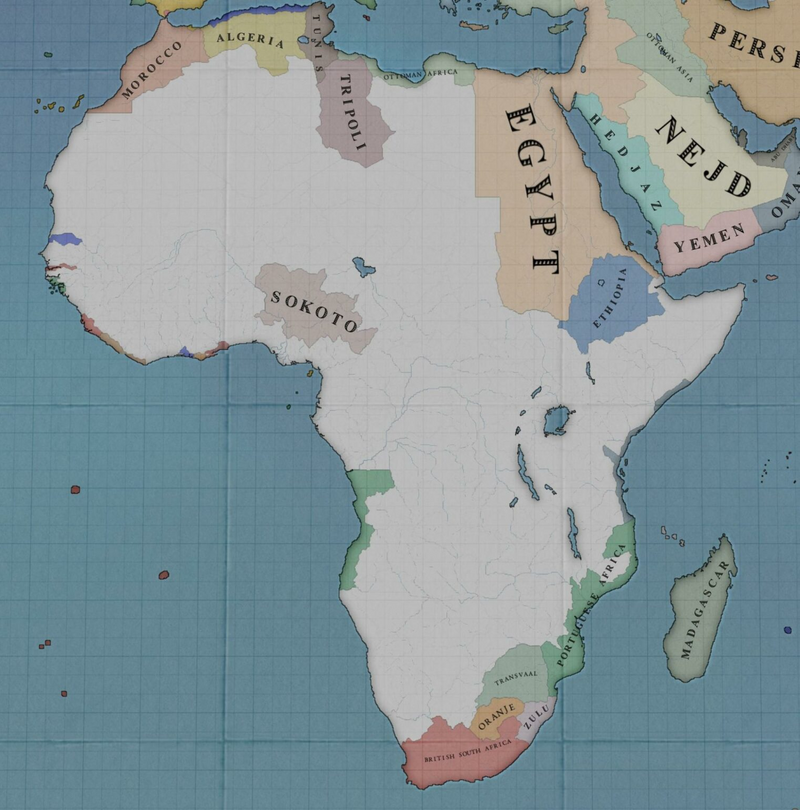 Африка в Victoria 2: Heart of Darkness
