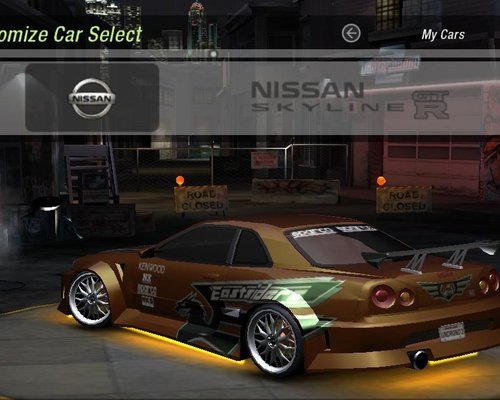 Need for Speed: Undeground 2 "Винилы для Nissan SKYLINE"
