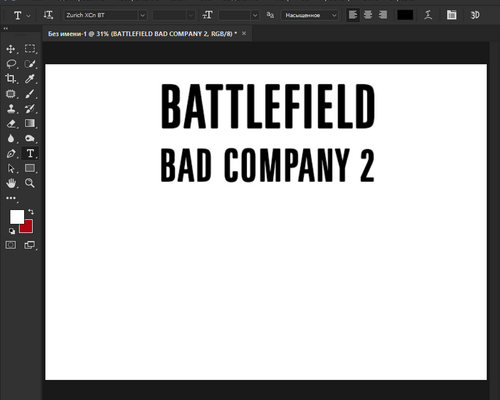 Battlefield: Bad Company 2 "Шрифт для фотошопа и прочих редакторов"