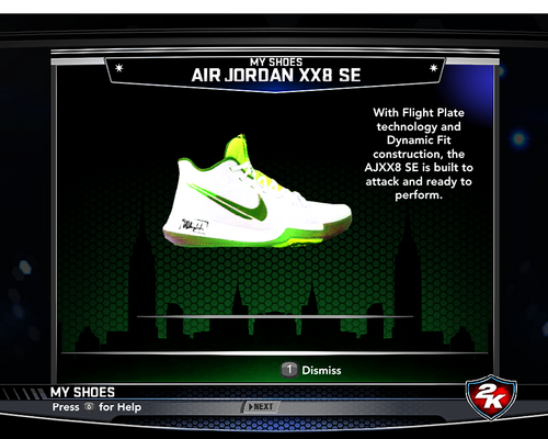 NBA 2K14 "Kyrie 3 apple green"