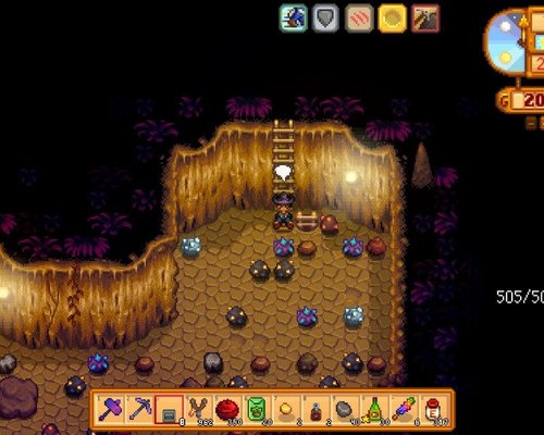 Игрок Stardew Valley достиг 1000 уровня в Пещере Черепа