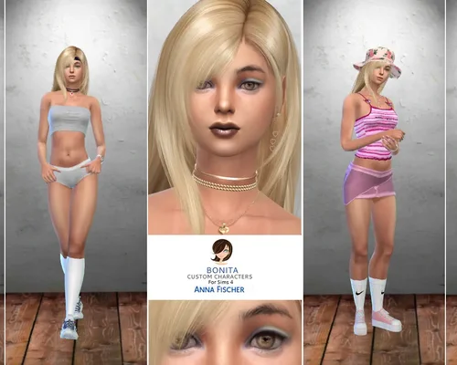 The Sims 4 "Персонаж - Анна Фишер"