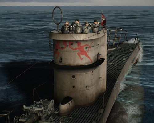 Silent Hunter 5: Battle of the Atlantic "NOZAURIO'S SKIN (U-552-Red Devil Emblem) BETA"