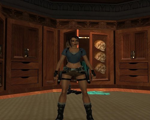 Tomb Raider Legend "Скин с голубой блузкой"