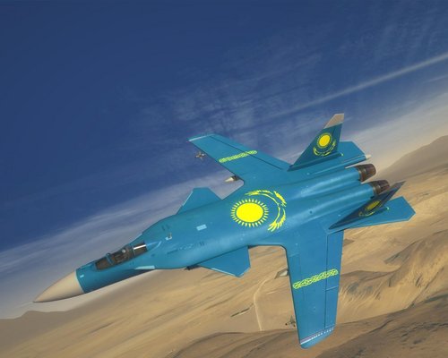 H.A.W.X 2 "Скин казахстанского флага для Су-47"
