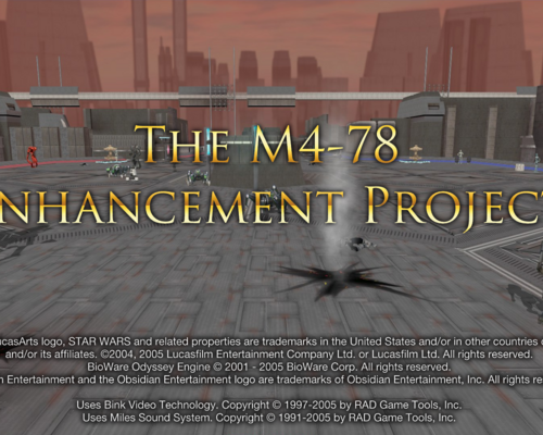 Star Wars: Knights of the Old Republic 2 "Русская версия The Sith Lords M4-78 Enhancement Project"