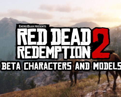 Red Dead Redemption 2 "Неиспользуемые модели персонажей"