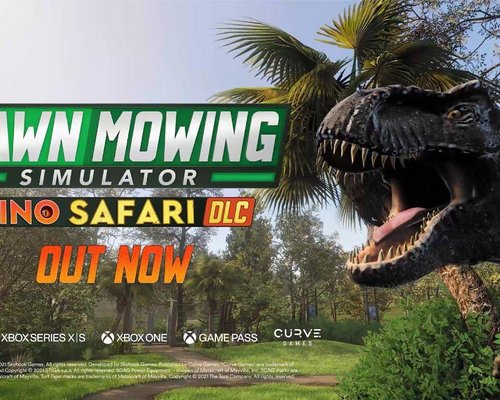 Для Lawn Mowing Simulator стал доступен DLC Dino Safari
