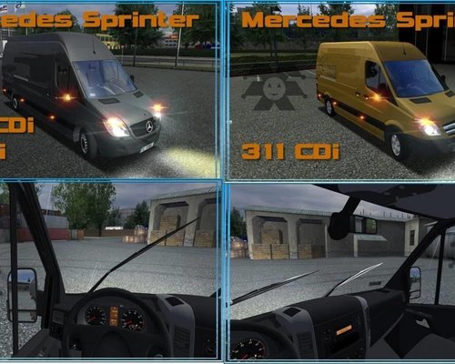 German Truck Simulator "Mercedes Sprinter 311"