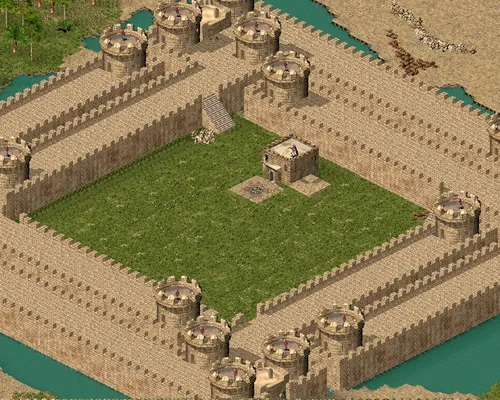 Stronghold Crusader "Карта Super Castle"