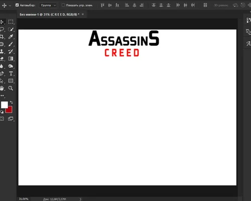 Assassin's Creed "Шрифт для фотошопа и прочих редакторов"