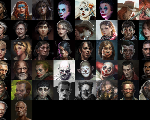 Wasteland 3 "Различные портреты персонажей"
