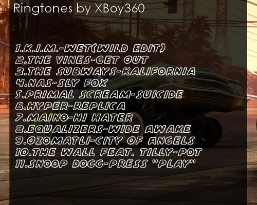 Midnight Club:Los Angeles "Ringtones by XBoy360"