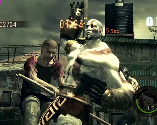 Resident Evil 5 "Кратос из God Of War III"