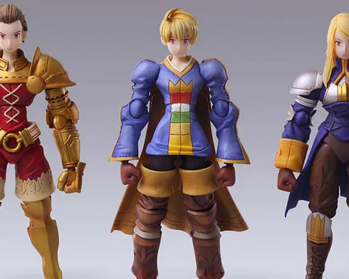 Представлены фигурки из Final Fantasy Tactics