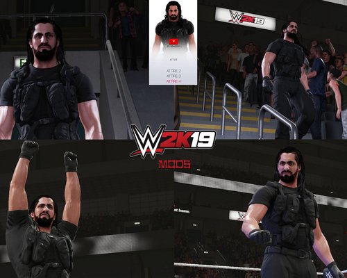 WWE 2K19 "Seth Rollins Shield '22 2K15 Порт Наряд Мод"