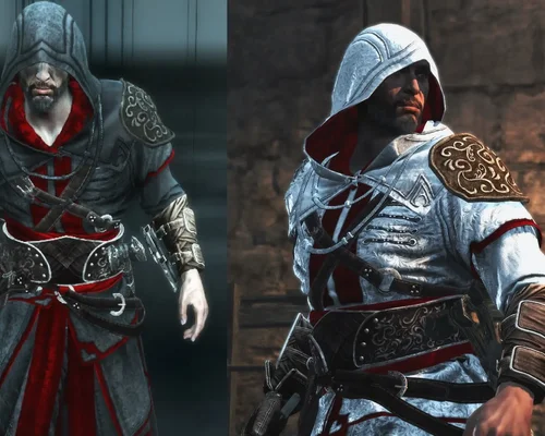 Assassin's Creed: Revelations "Костюм Ментора ассасинов в двух цветах(retexture TEXMOD)"