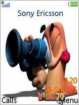 Worms 3D "Theme Sony-Ericsson 240х320"