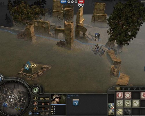 Company of Heroes: Opposing Fronts "Карта - Siege of Foothold Hill"