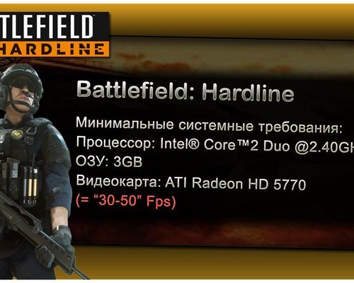 Battlefield: Hardline "Оптимизация для слабых ПК"