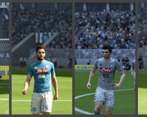 FIFA 18 "Полный комплект форм Napoli на сезон 2018-2019 (+ Миникитсы)"