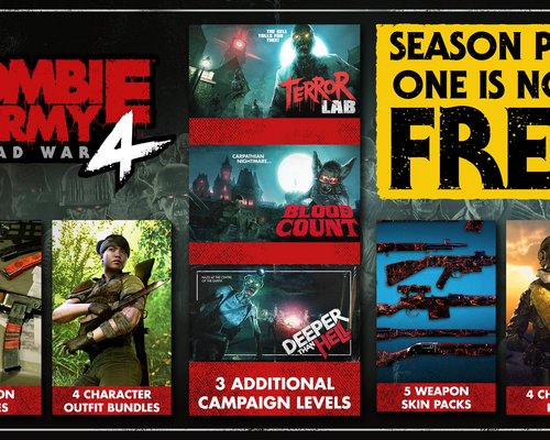 Первый сезон в "Zombie Army 4: Dead War" стал абсолютно бесплатным