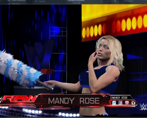 WWE 2K16 "Mandy Rose синий наряд 2K19 порт"