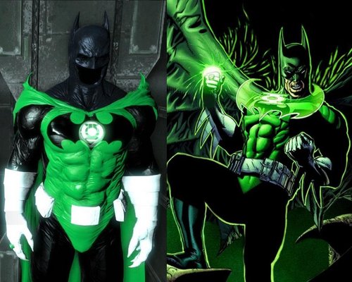 Batman: Arkham Origins "Skin - Batman Green Lantern"