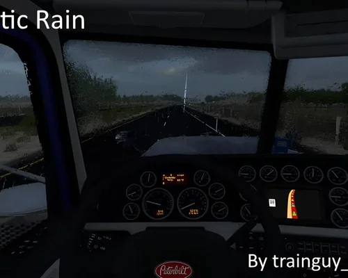 American Truck Simulator "Реалистичные текстуры дождя" [v1.0]