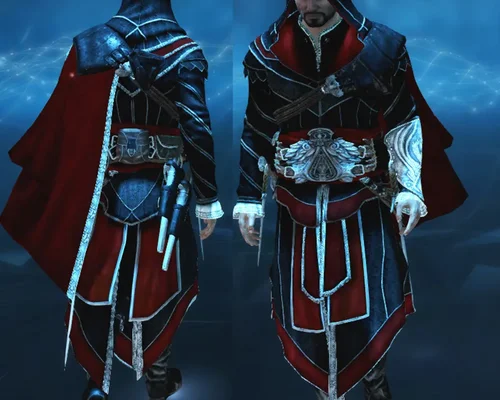 Assassin's Creed: Rogue "Замена стандартного костюма Эцио на черный "