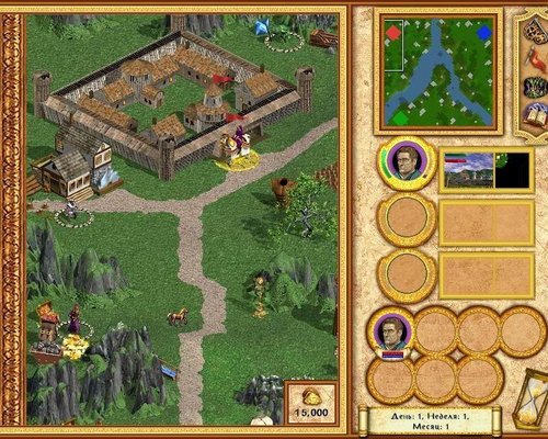Heroes of Might and Magic 4 "Карта - Mards River Fork"