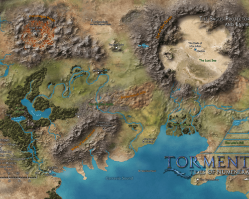 Torment: Tides of Numenera "World Map(Карта мира)"
