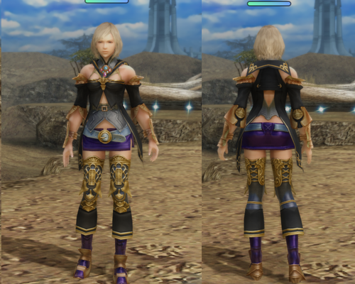Final Fantasy 12 "Ashe Shows More Thigh and Outfit Recolors v2 - 5 вариантов скина Ашелии"