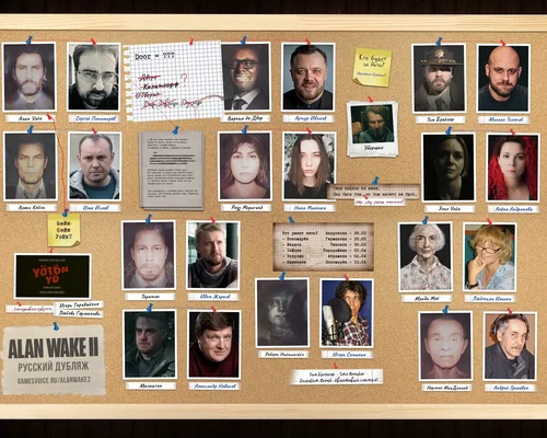 GamesVoice представила актерский состав предстоящего русского дубляжа для Alan Wake 2