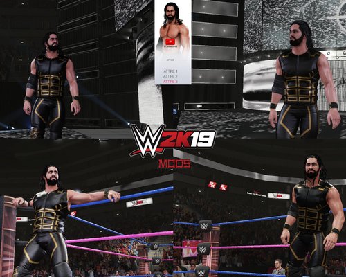WWE 2K19 "Seth Rollins 2K20 Порт Наряд Мод"