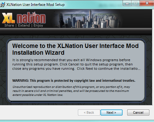 Cities XL 2012 "XLNation UserInterfaceMod v1.79.8"