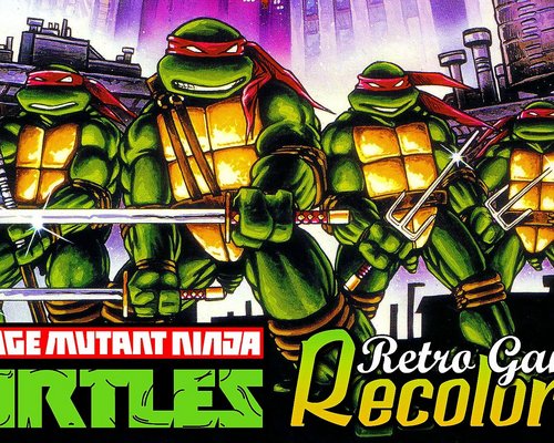 Teenage Mutant Ninja Turtles "Recolored (8-Bit)"