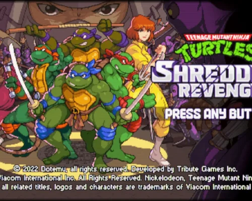 Teenage Mutant Ninja Turtles: Shredder's Revenge "Цвета черепах в стиле оригинальной игры под SNES"