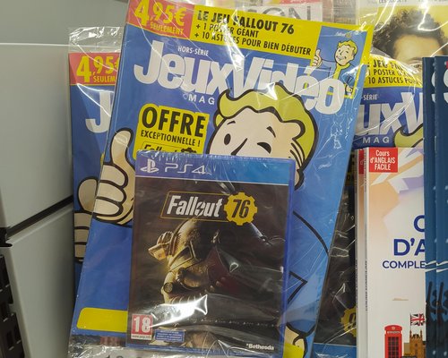 Fallout 76 продается за 420 рублей, как "довесок" для журнала